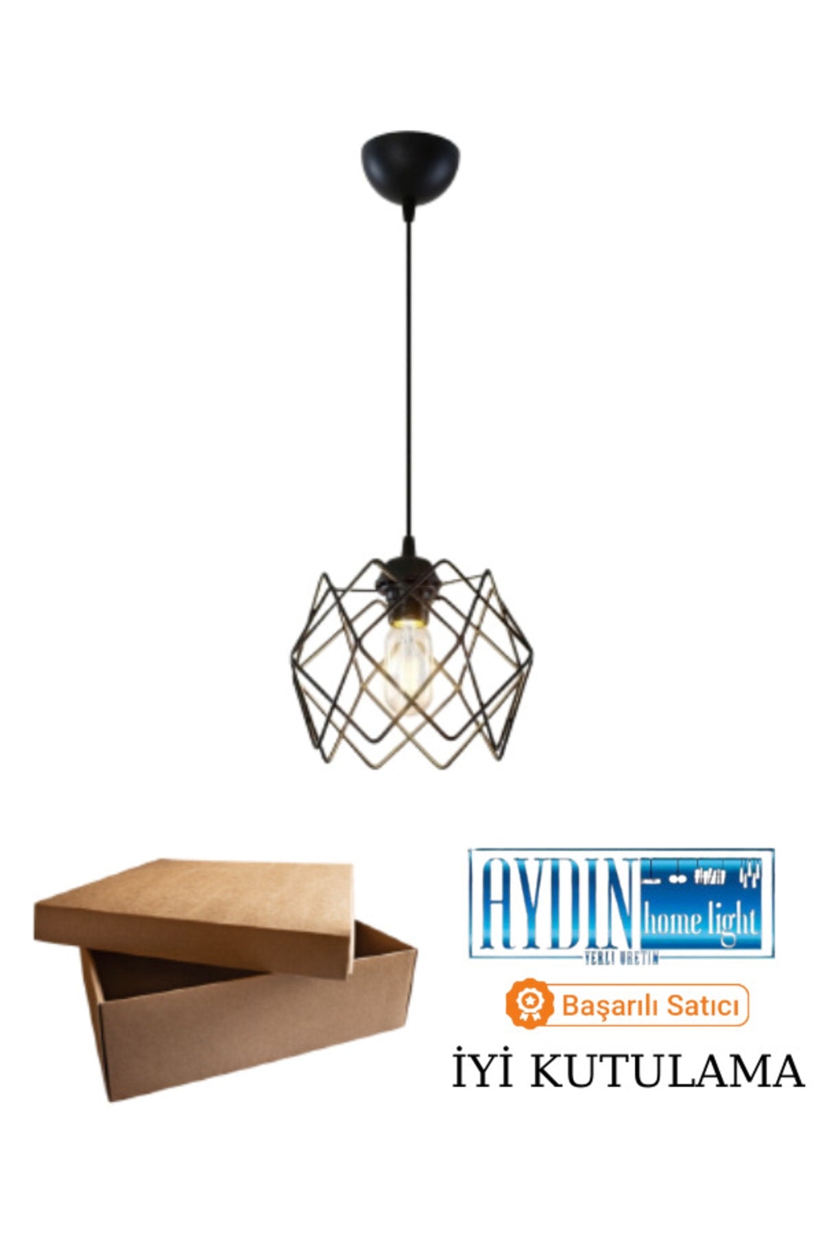 Promotion No:3 Black Single Pendant Chandelier