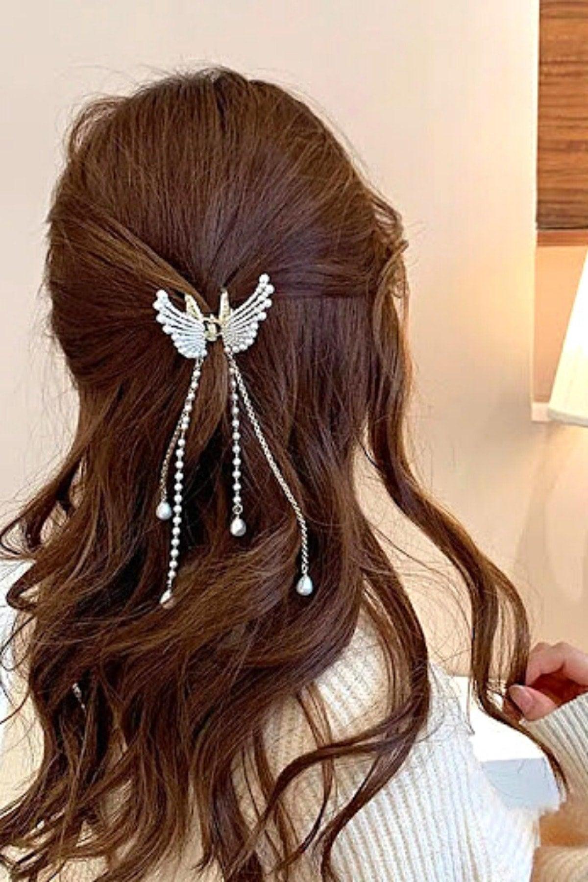 Full Pearl Chain Hanging Latch Buckle - Swordslife