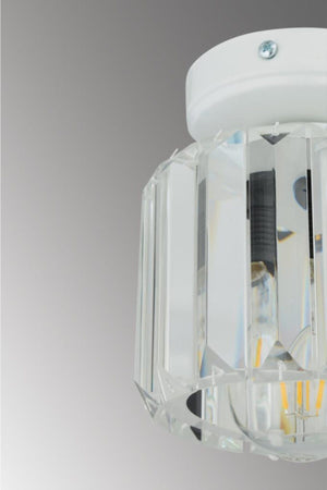Plafonier Ceiling White Y-10 Crystal Stone Chandelier