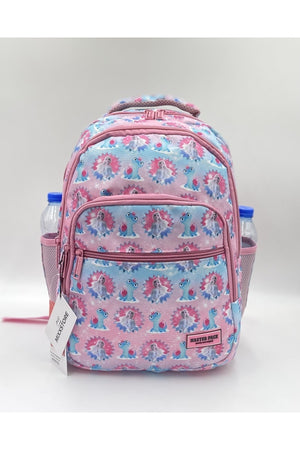 Elsa Patterned Light Pink Color Girl Backpack Primary School Bag With Food And Pencil Holder