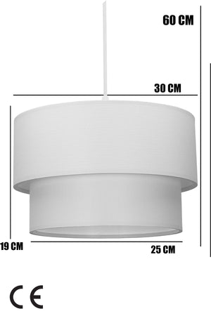 Pasta Pendant Lamp Chandelier White Finlin