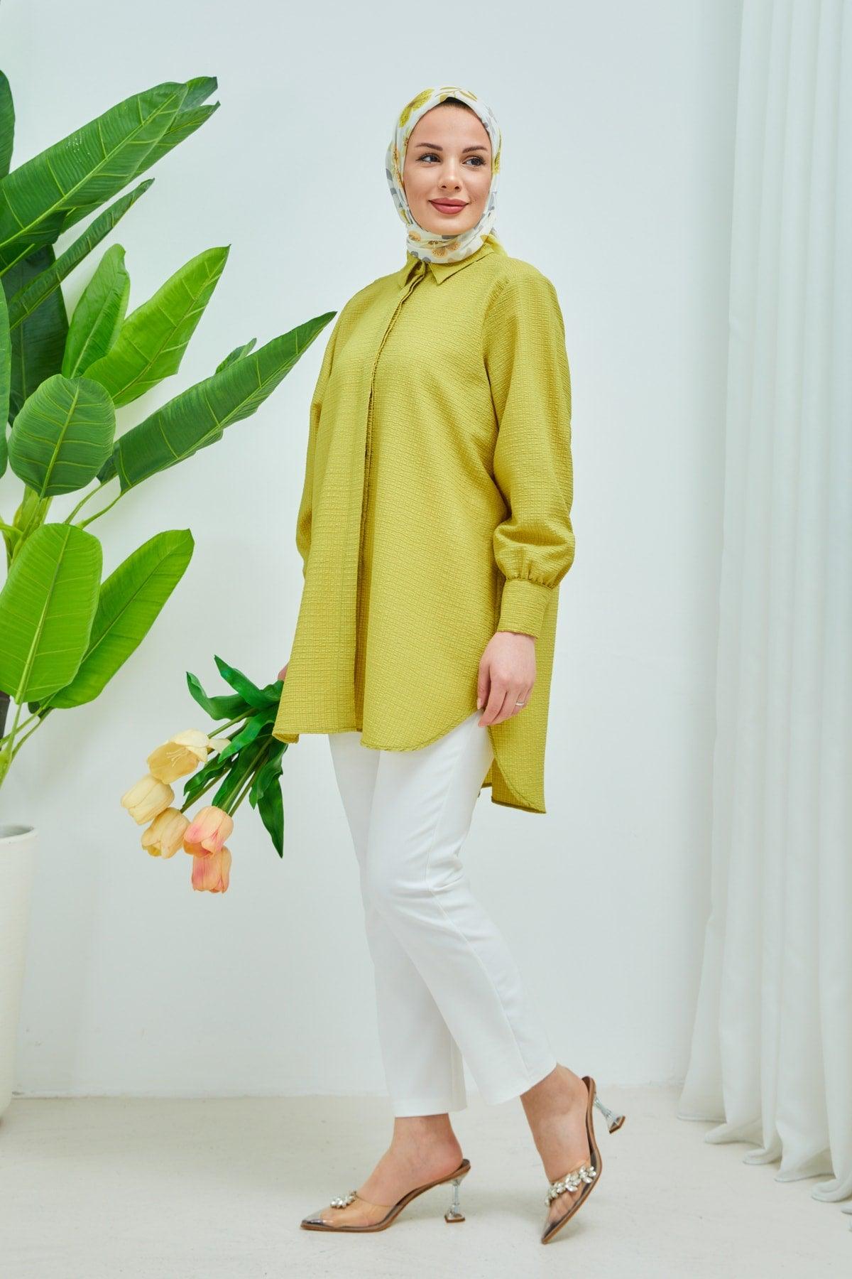 Women's Hijab Oversize See-through Shirt - Swordslife