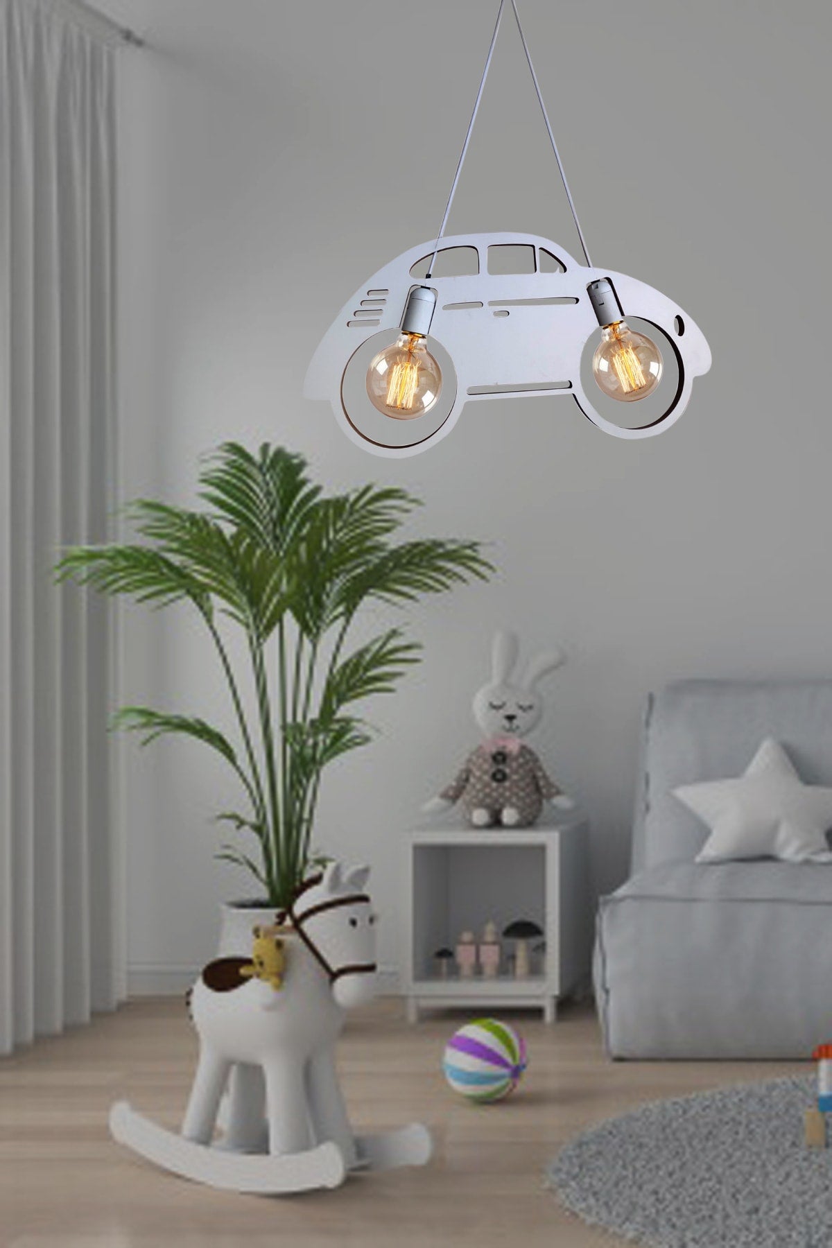 Woswos Chandelier Pendant Lamp Modern Rustic Luxury Decorative Retro Lamp Young-Child Room Chandelier