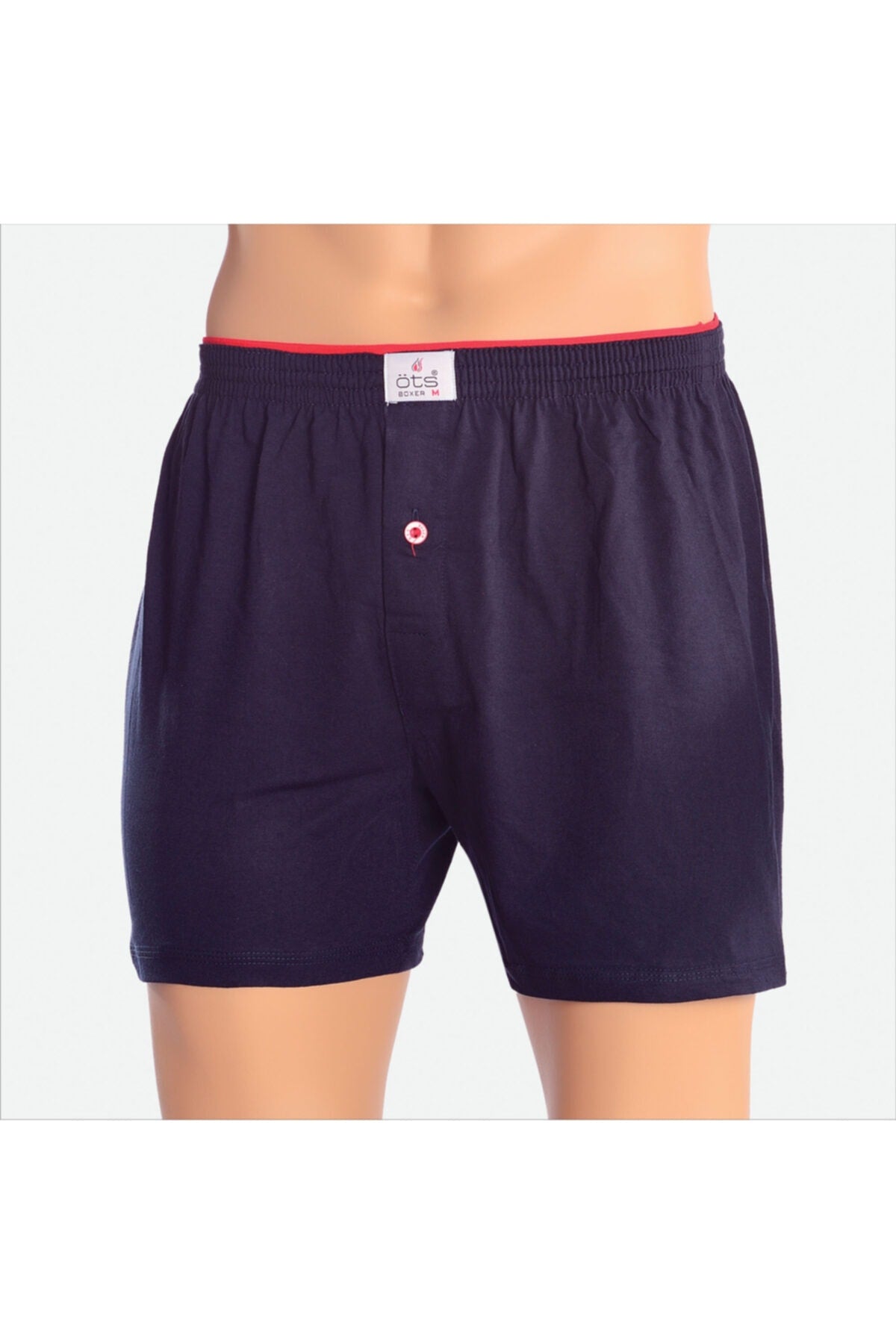 Men'S Colored 6 Pieces Single Jersey Boxer Dark (100% Cotton)