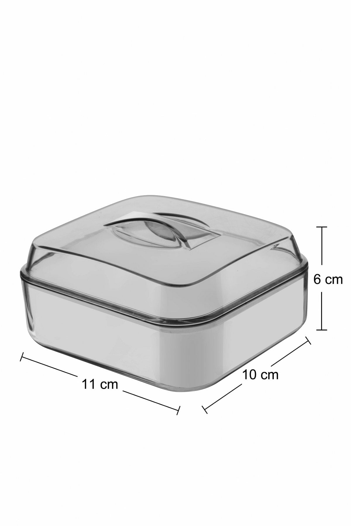 6-Piece Large Tray Square Compartment Covered Breakfast Set - Breakfast Set With Ready Tray