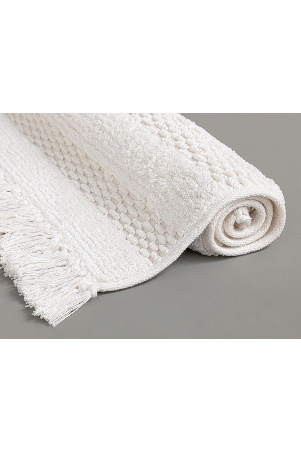 Ava Cotton Bath Mat 60x90 Cm Ecru - Swordslife