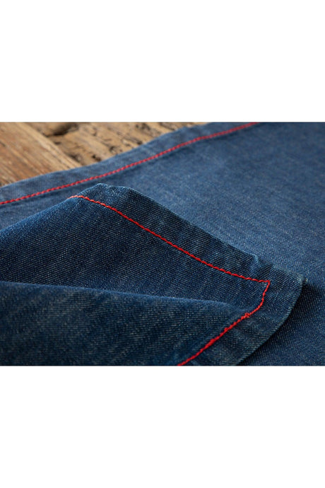 Denim Cotton Runner 40x140 Cm Navy Blue - Swordslife