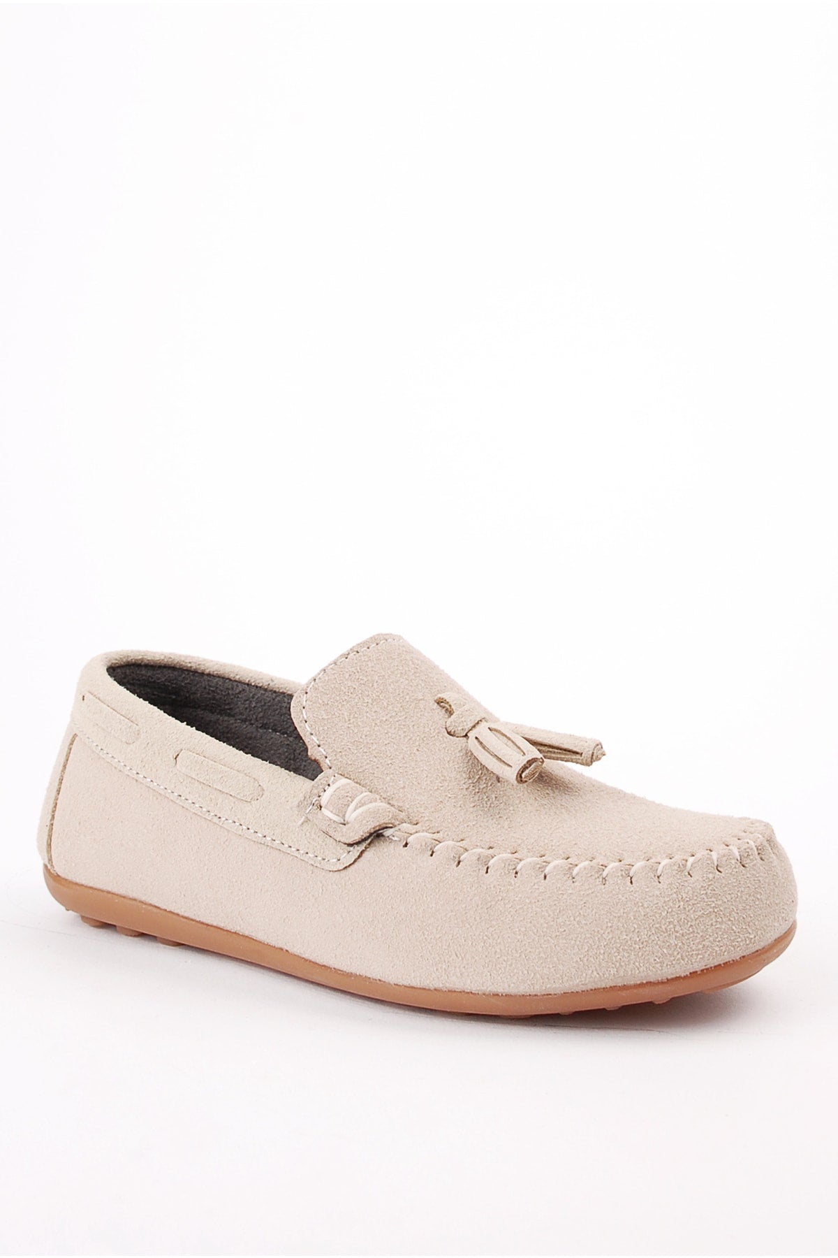 Boys Suede Loafers Loafers Cream