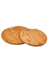 Bamboo Circle 2 Piece Cutting Board