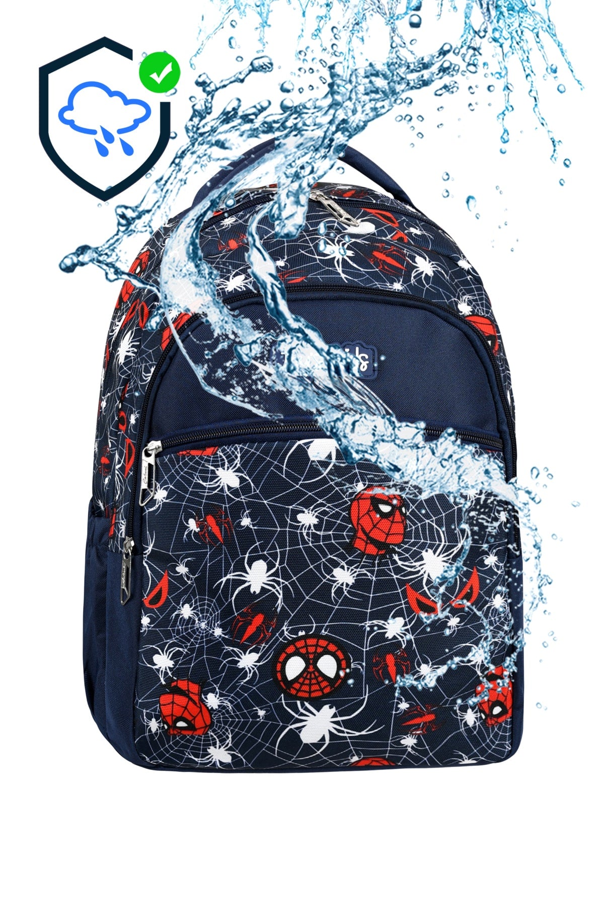 Licensed Spider-Man Patterned Primary School Bag Lunch Box And Pencil Holder Set Of 3