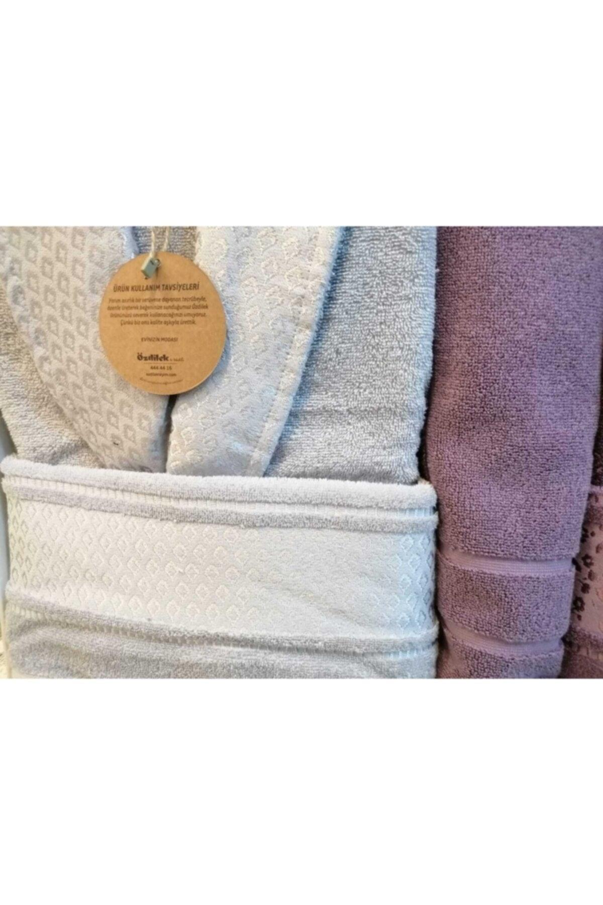 Camellia Happy Family Set Bathrobe Set Gray - Plum - Swordslife