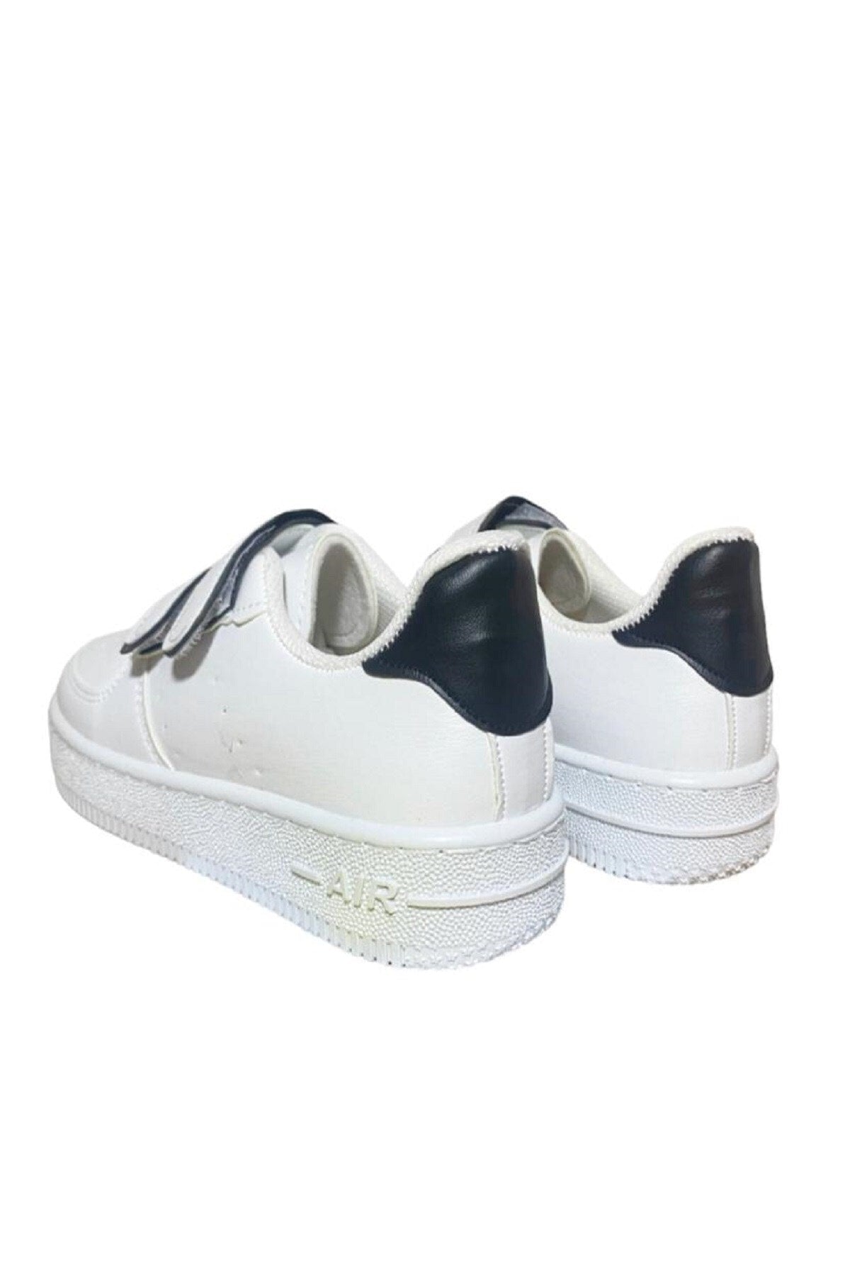 Unisex Girls Boys Velcro Sneakers Sneaker - White Black