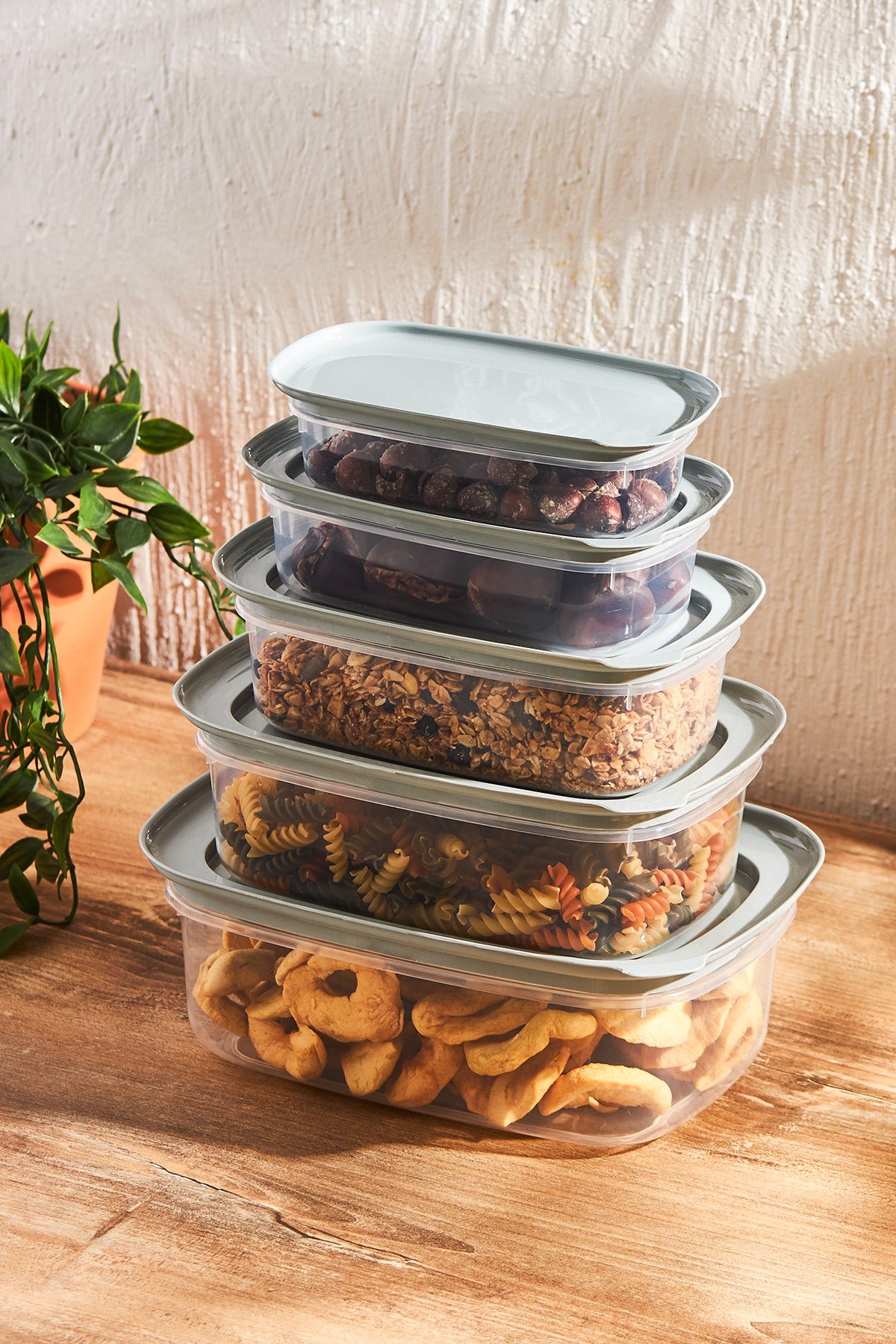 Kita Green 5-Piece Storage Container
