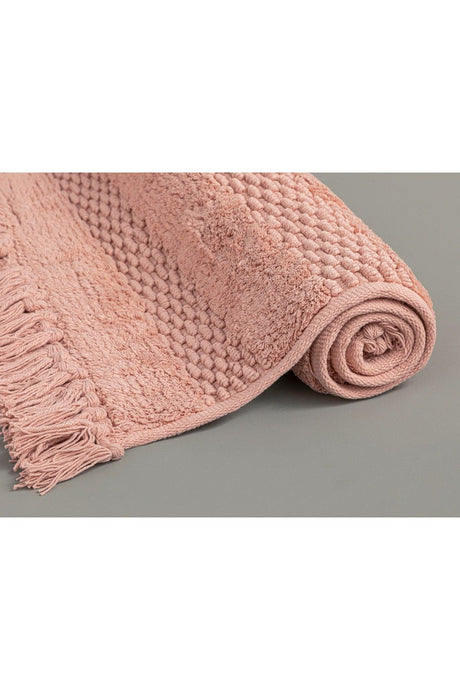 Ava Cotton Bath Mat 60x90 Cm Powder - Swordslife