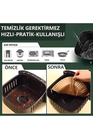 Airfryer Fryer Baking Paper - Airfryer Liners Air Fryer-Xiaomi-Philips Oil-Free Tefal-Kumtel-Mi