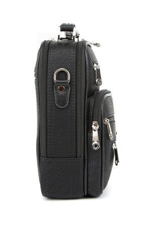 Cased Men'S Hand And Shoulder Pistol Carrying Bag