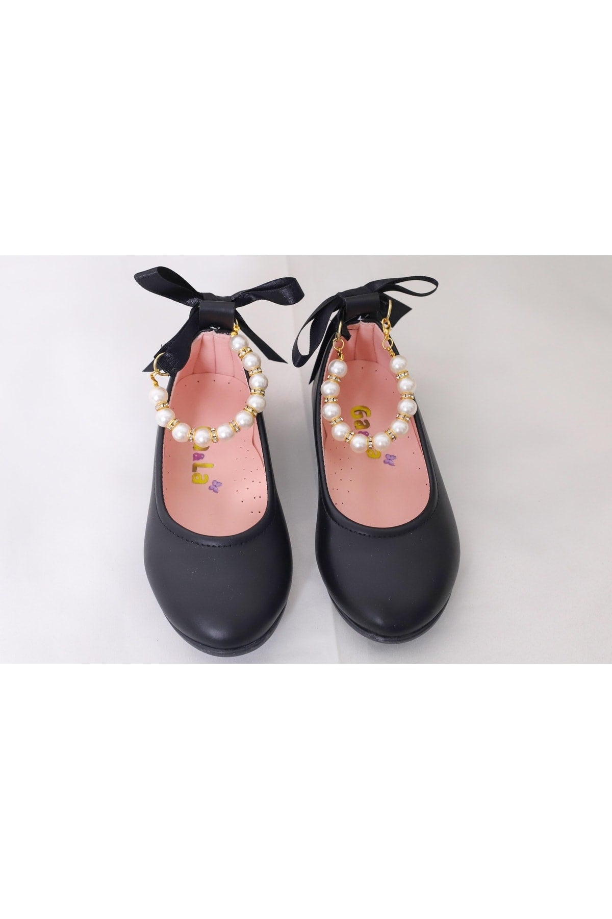 Pearl Ankle Girls Baby Flats