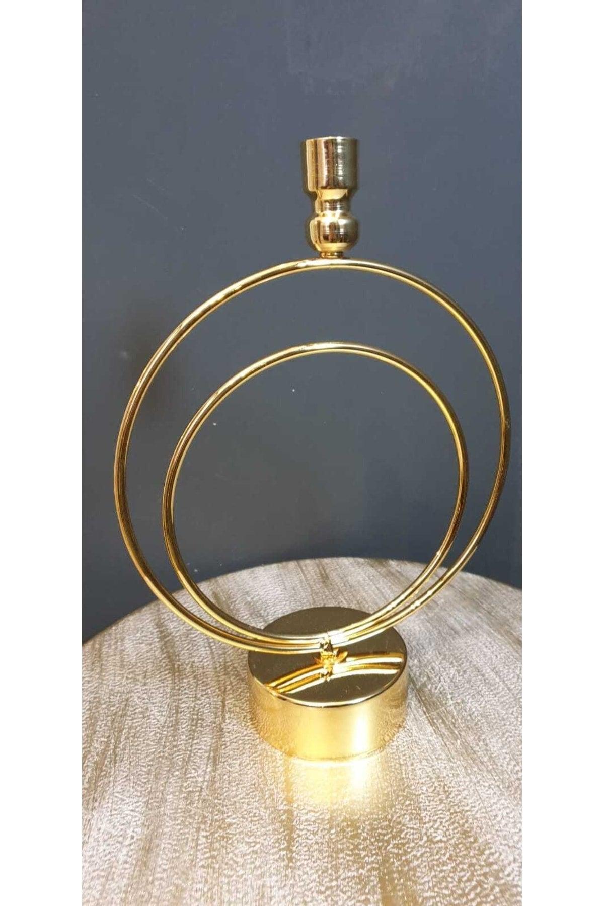 Alvina 2 Li High Stand Full Gold, Candlestick - Swordslife