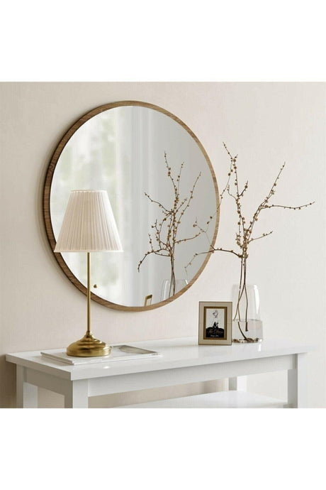 Round Hallway Hallway Corridor Wall Living Room Kitchen Bathroom Office Mirror 45 cm - Swordslife