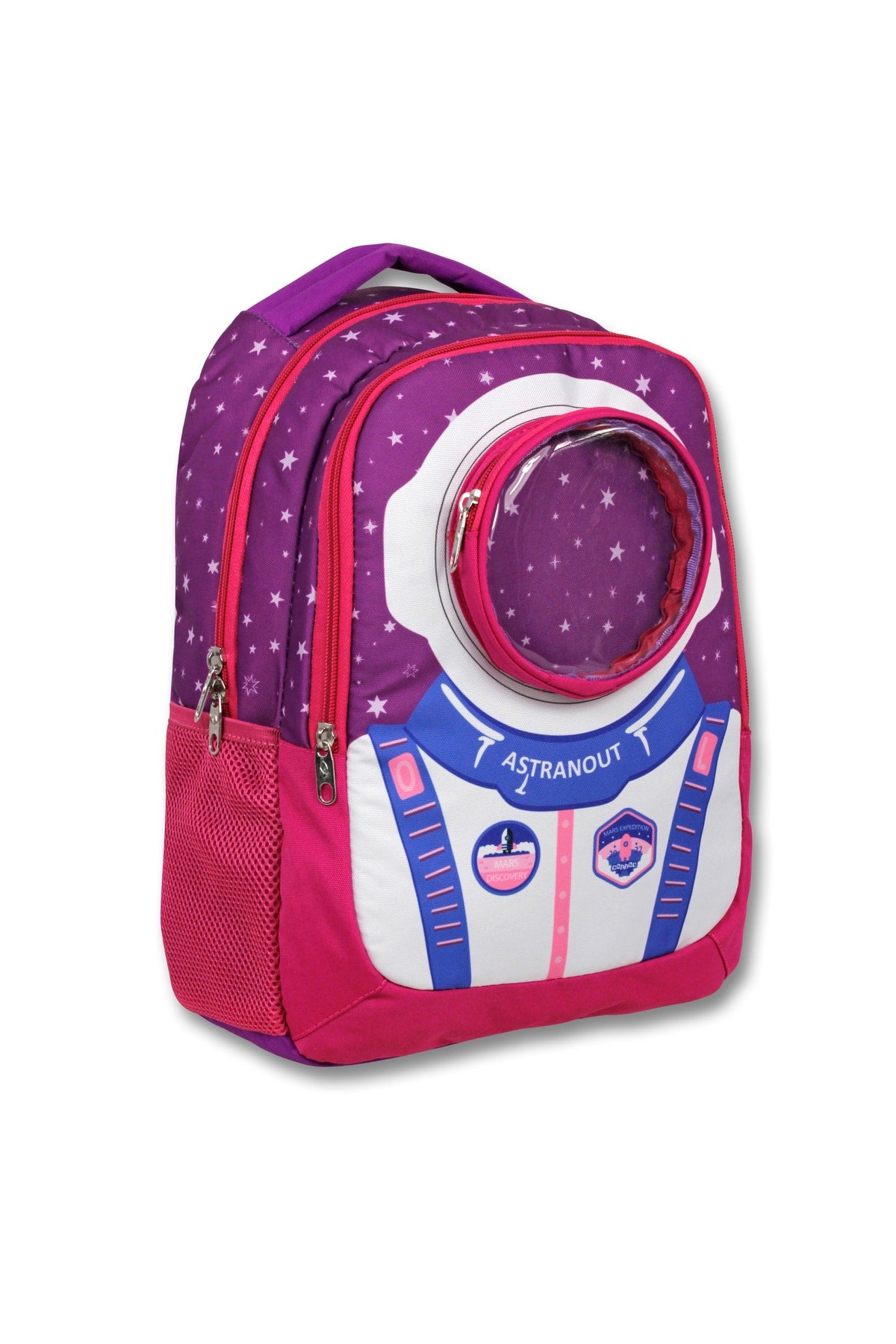 -Umit Bag Licensed Girl Astronaut School Backpack -Nutrition And Pencil Bag Set