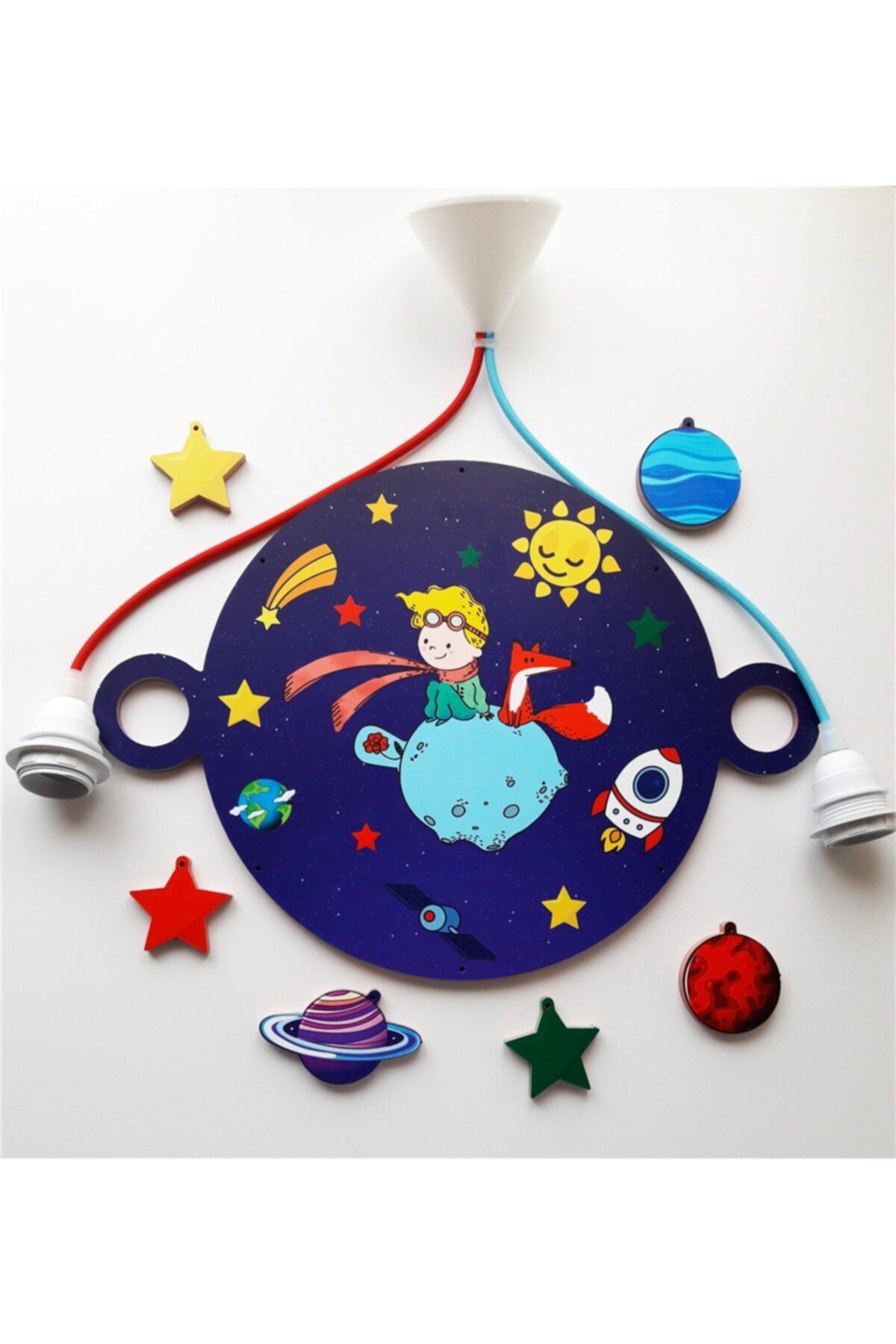 WOODEN LITTLE PRINCE CHILDREN'S ROOM LIGHTING