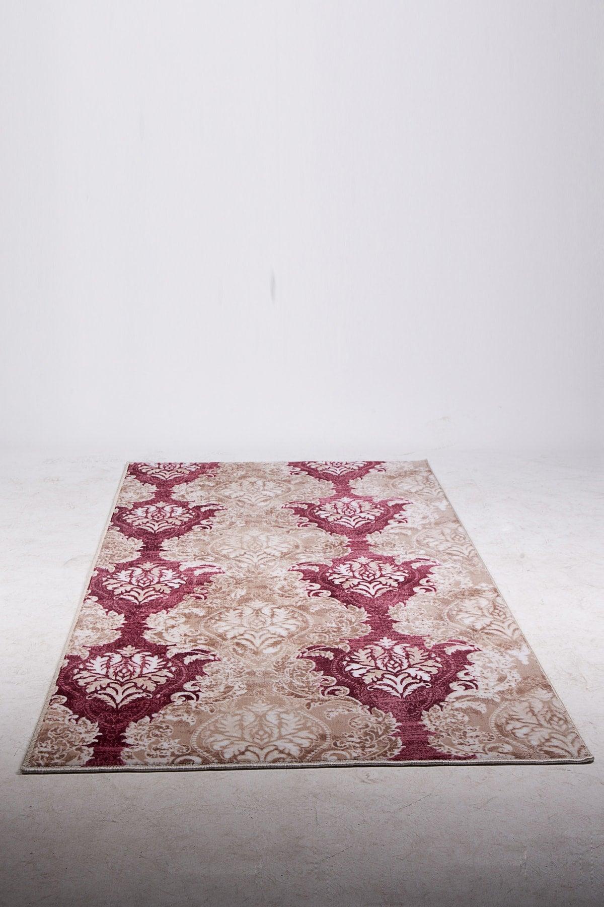 Oriental Plum 80x150 cm One Piece Bath Mat Non-Slip Base Large Size Bathroom Rug - Swordslife