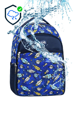 Licensed Space Pattern Primary School Bag Lunch Box And Pencil Holder Set Of 3