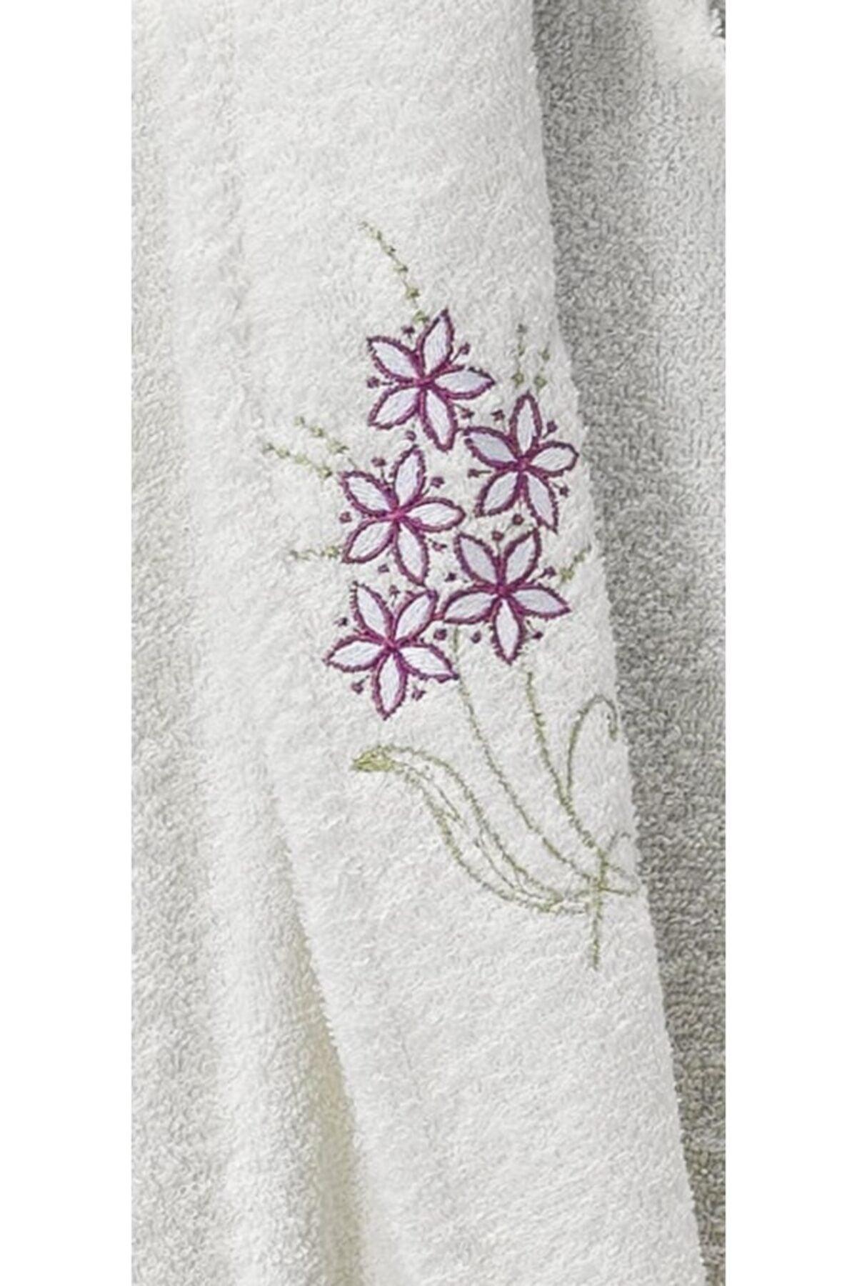 Şilay Towel Bathrobe Set of 2 Light Cream Ladies - Swordslife