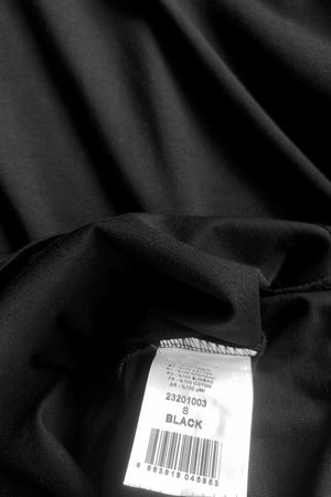 Men'S Black 2 Thread Basic Oversize T-Shirt