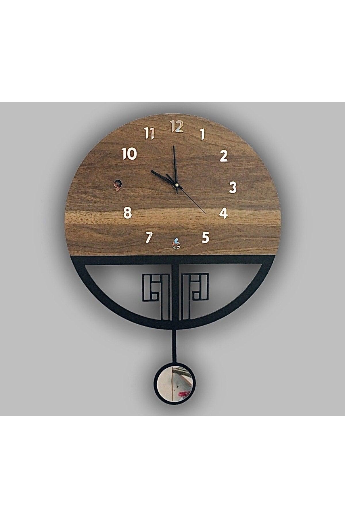 (WITH SILENT MECHANISM) Pendulum Wooden Wall Clock, Pendulum Clock, Wall Clock, Wooden Wall Clock - Swordslife