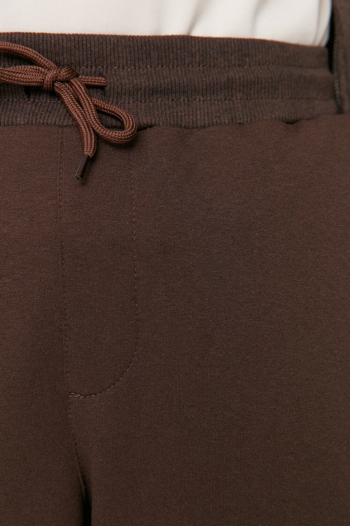 Brown Men'S Basic Regular/Normal Fit Elastic Jogger Sweatpants Tmnss20Ea0053