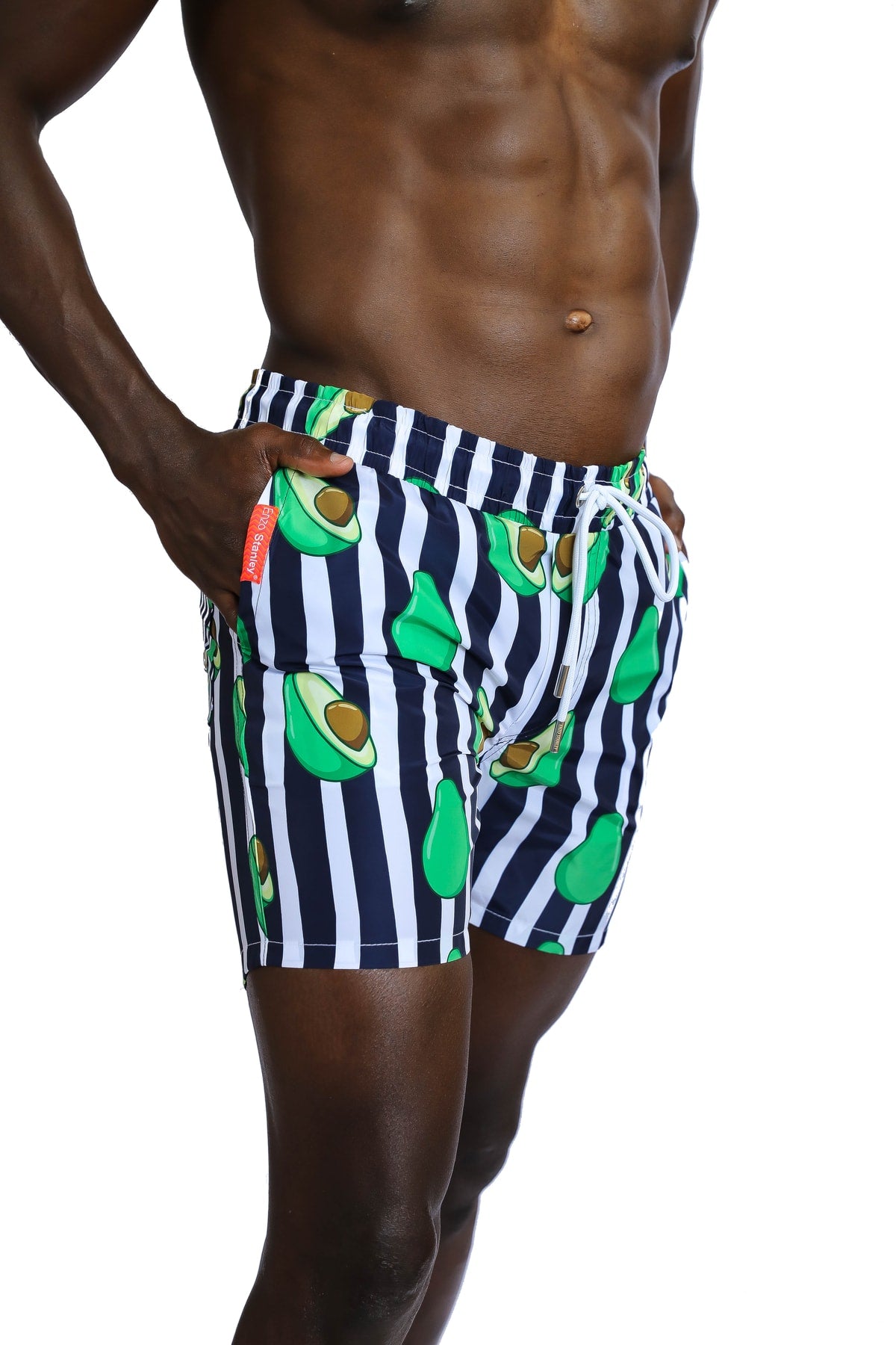 Men's Avocado Patterned Sea Shorts