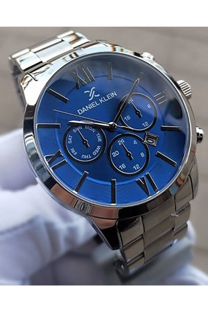Exclusive Silver Men'S Wristwatch 3 Atm Waterproof Stainless Steel Machine Guaranteed