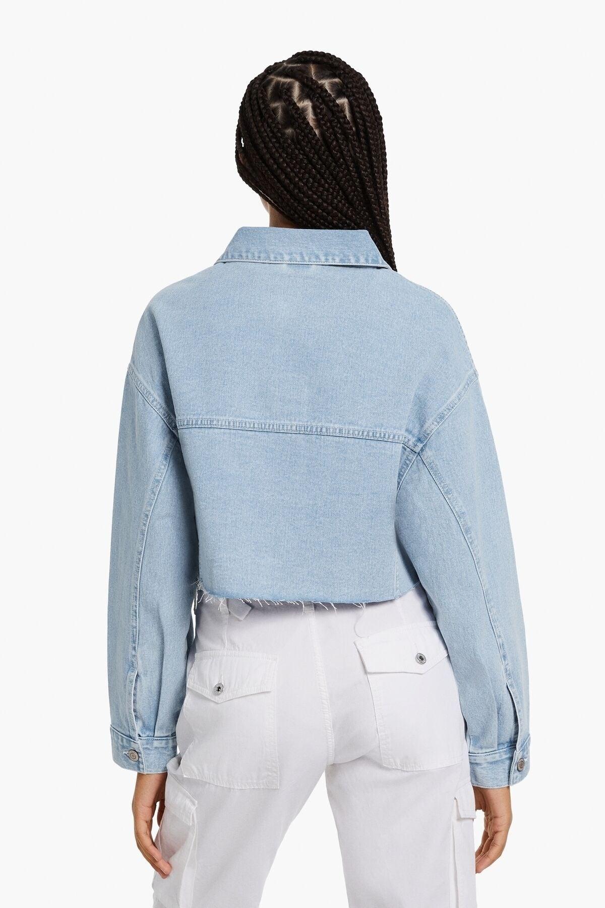 Cropped Denim Jacket - Swordslife