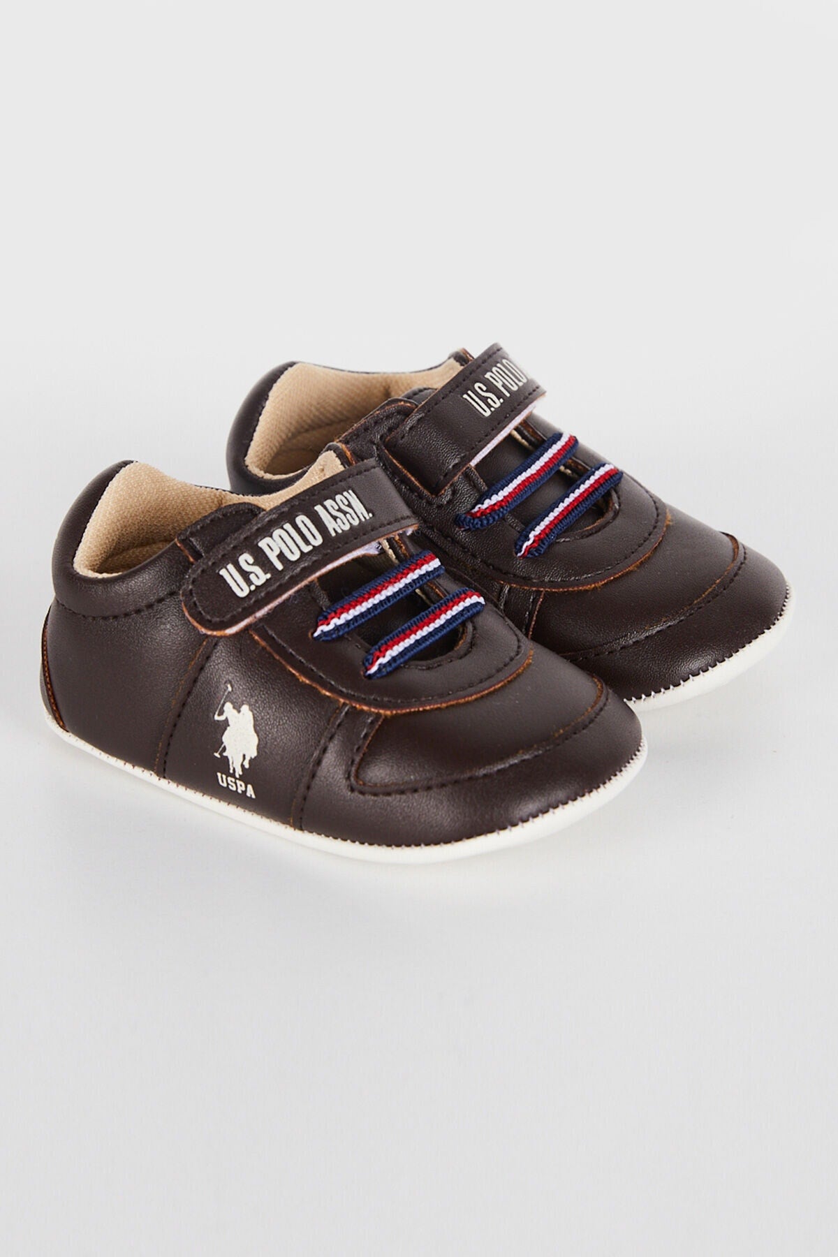 Us Polo Assn Sweetie Brown Baby Boy Shoes