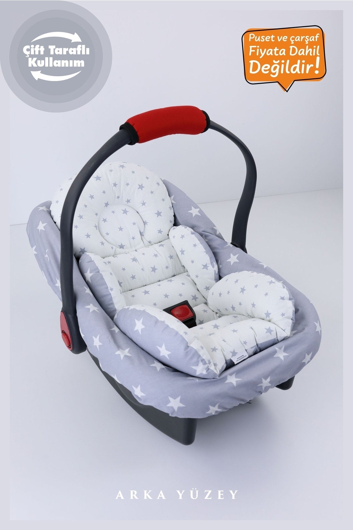 Orthopedic Lumbar Support Stroller Cushion, Cotton Fabric - Original Product