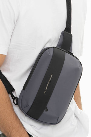 Benetton Men'S Body Bag Gray Bnt927