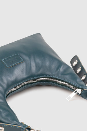 Women'S Petrol Green Baguette Bag 205