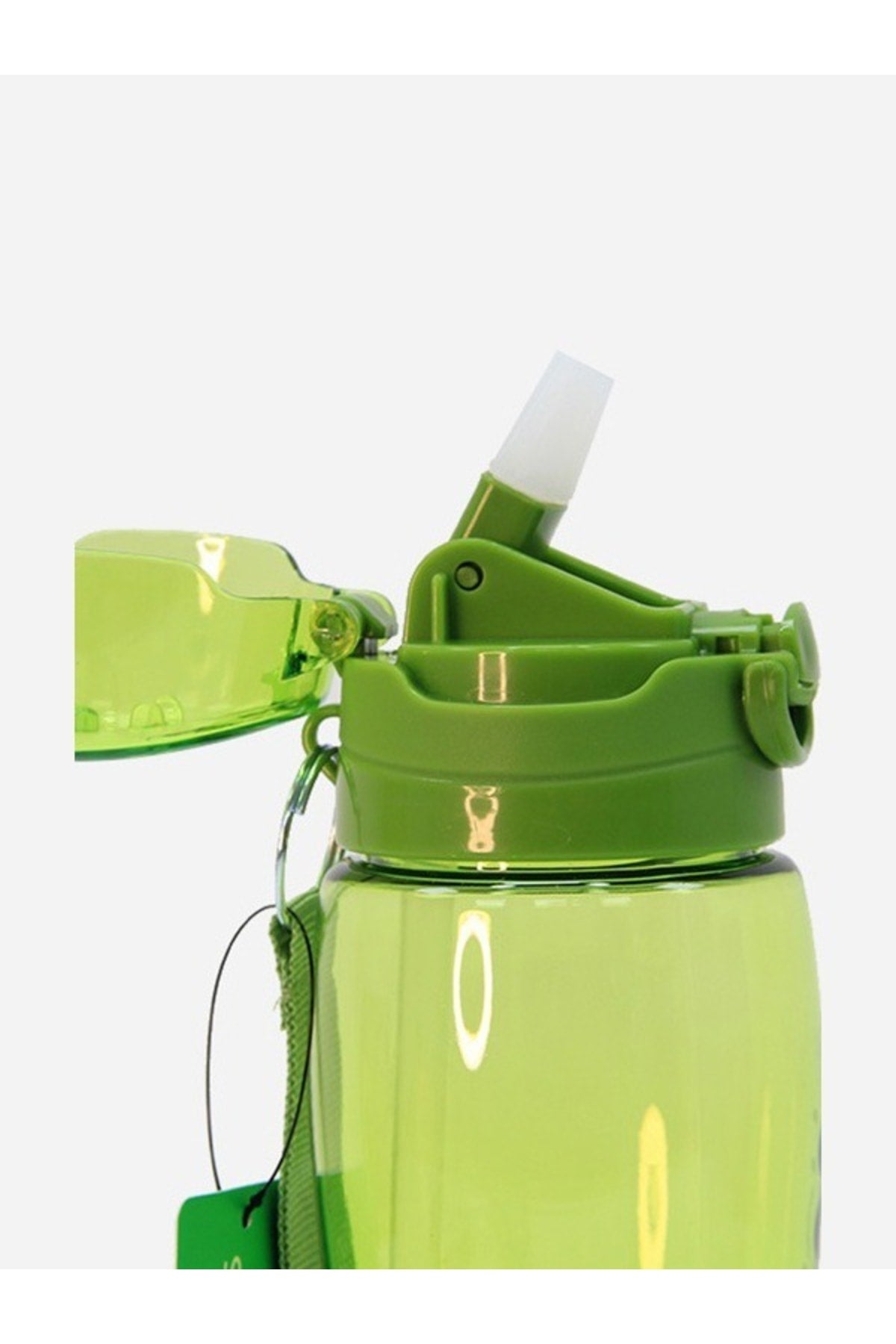 United Colors Of Benetton Automatic Water Bottle With Lid Green