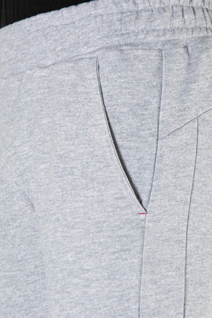Men'S Gray Gray Slim Double Striped Side Elastic Sweatpants