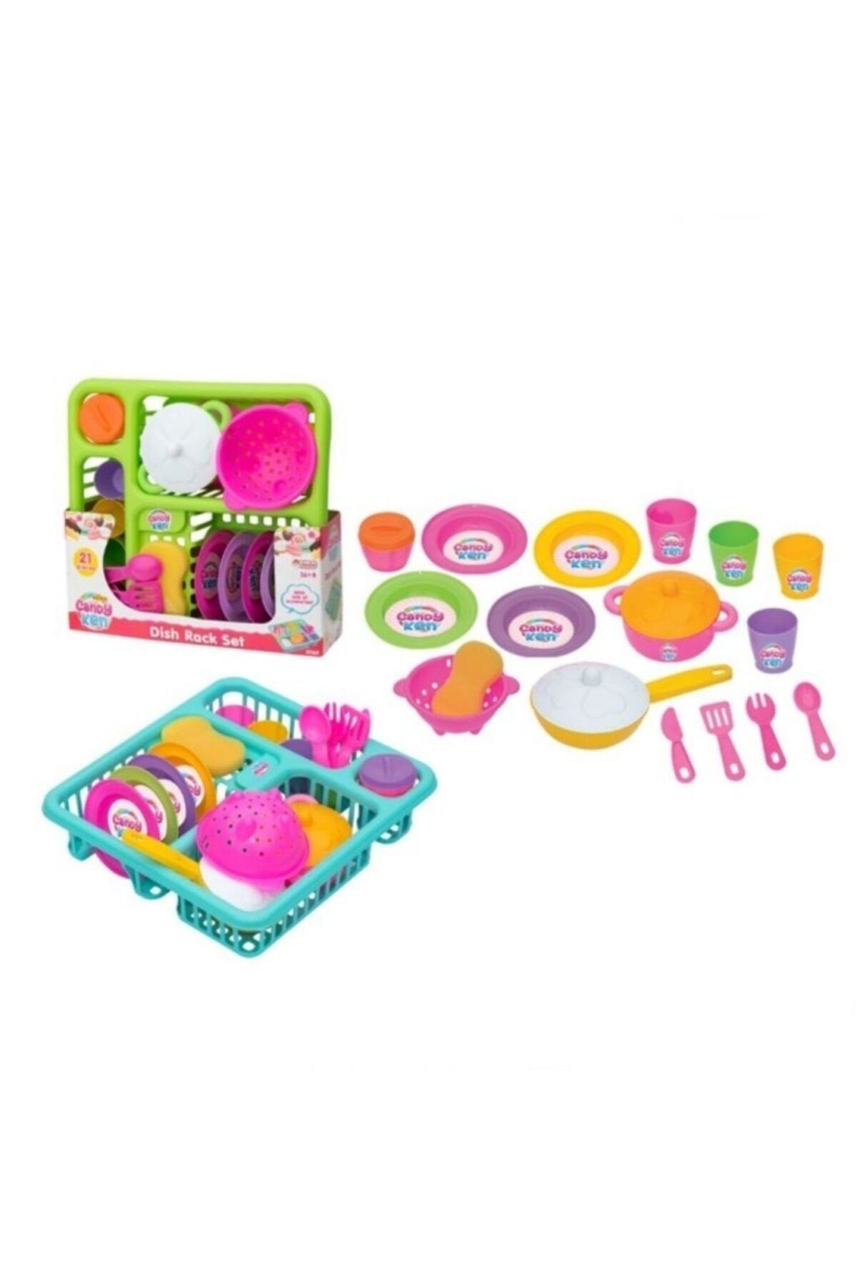 OpportunityProduct Dish Plate and Dish Set/Fruit Vegetable Set in the Net Household Kitchen Play Sets Set of 2