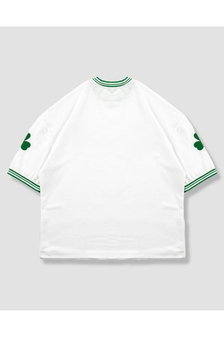 White Sleeve Detail Oversize Unisex Tshirt - Swordslife