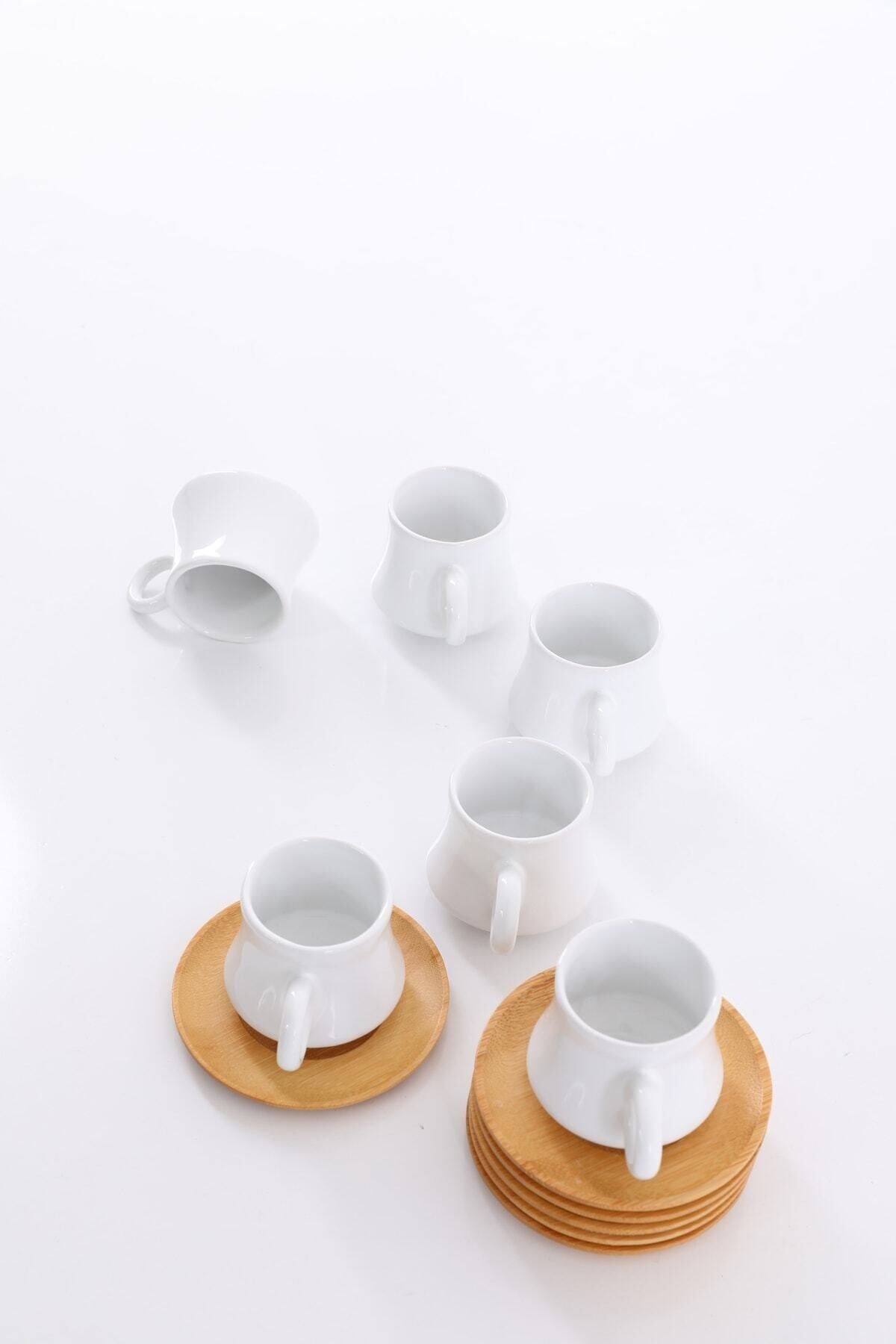Largi 6 Person Coffee Set Bamboo
