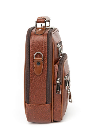 Cased Men'S Hand And Shoulder Pistol Carrying Bag