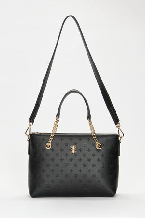 Floater Black Women'S Shoulder Bag 05Po22Y1561