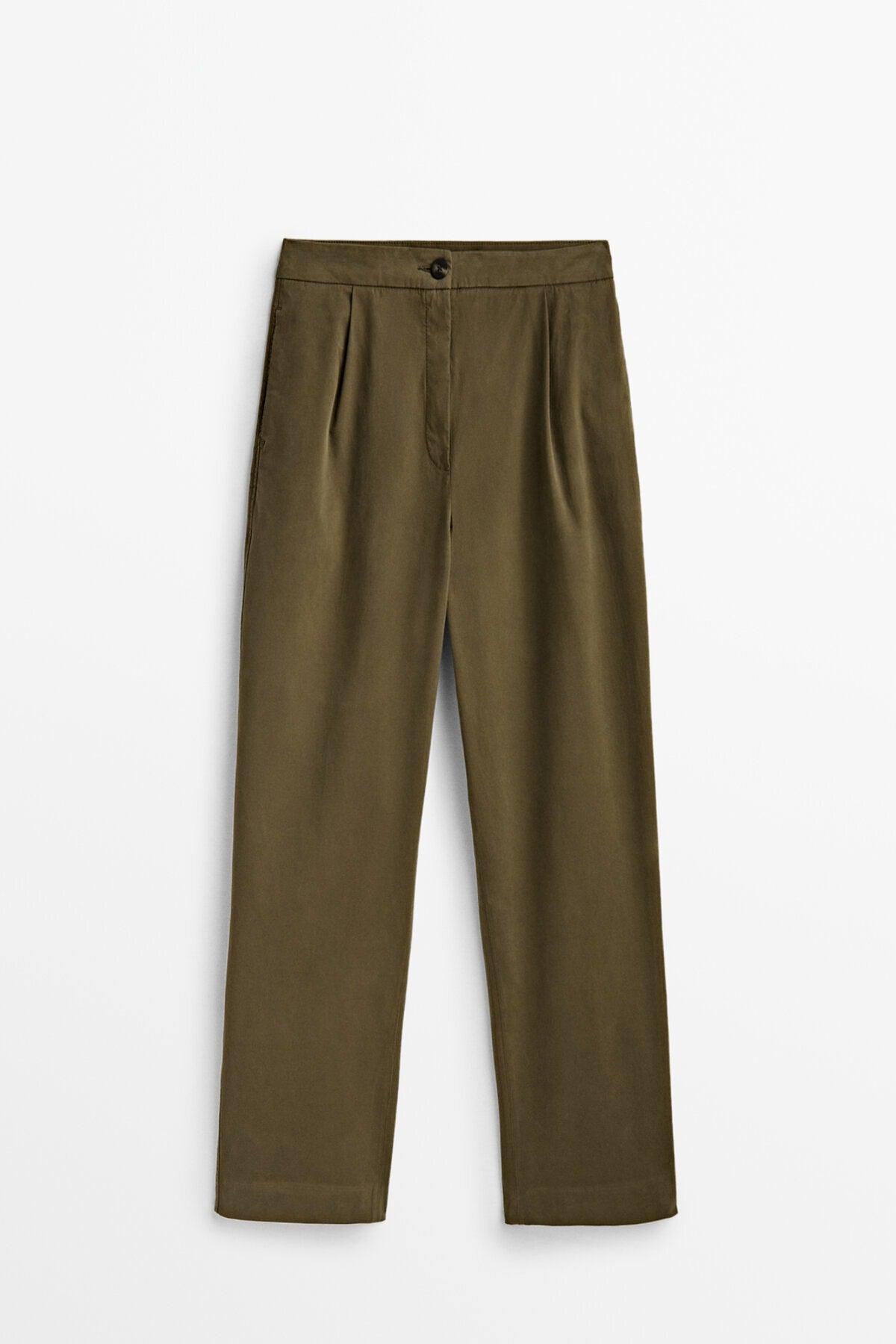 Cotton Blend Chino Pants - Swordslife