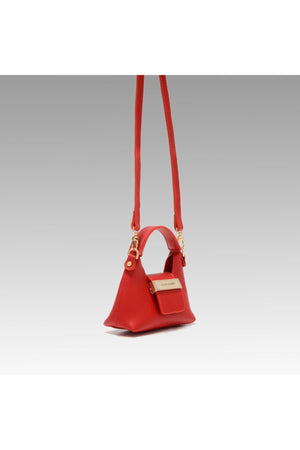 Red Accessory Detail Suspended Micro Bag