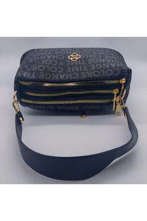 Women'S Bag Black Three Part Shoulder Cross Strap Gogus Bag (A Quality)