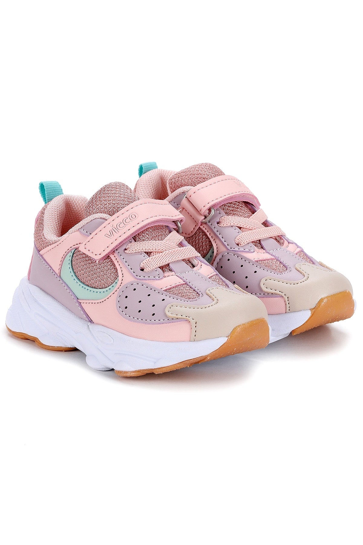 Pink - 346.21y.118 Niro Girls/Boys Sneakers with Velcro