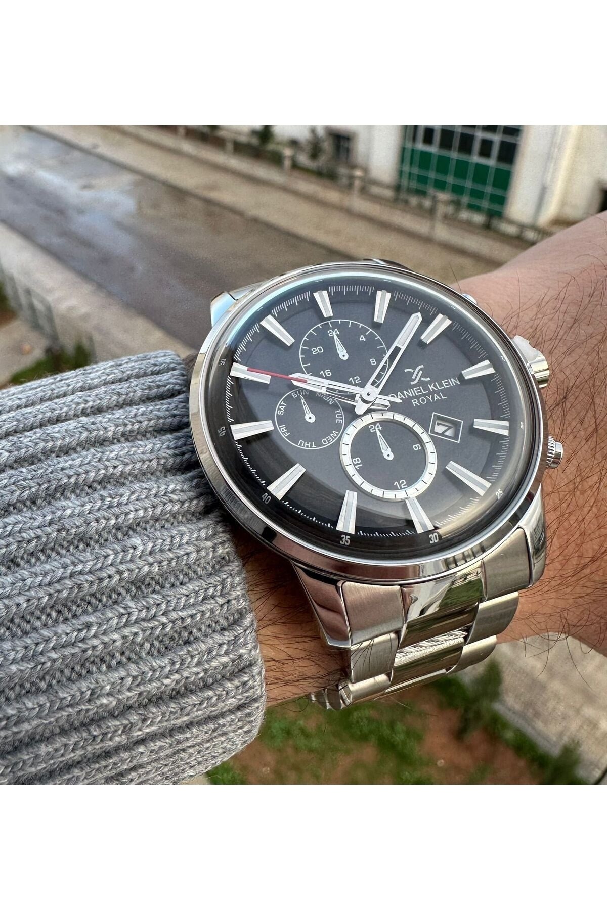 New Season Men'S Wristwatch Guaranteed + Bracelet